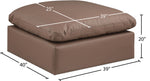 Comfy - Faux Leather Ottoman
