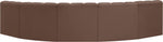 Arc - Faux Leather 5 Piece U-Shaped Modular Sofa