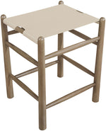 Santos - Backless Counter Stool With Stained Brown Base