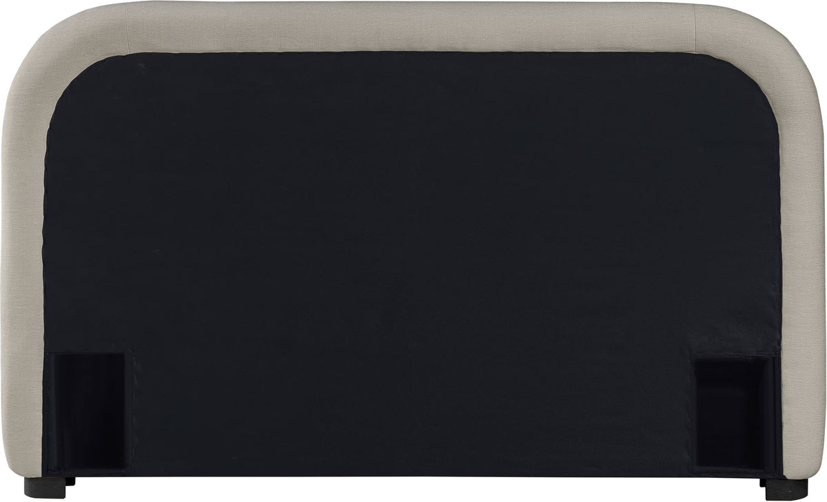 Vaughn - Chenille Bed With Black Base