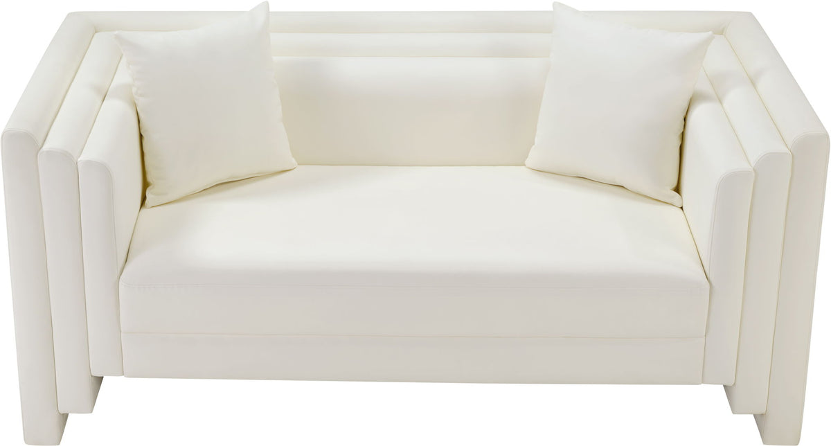 Everett - Vegan Leather Upholstered Loveseat