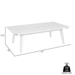 Cypress - Outdoor Patio Coffee Table - Blonde Eucalyptus