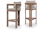 Newport - Water Resistant Fabric Upholstered Outdoor Patio Bar Stool