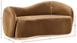 Gustavo - Velvet Upholstered Loveseat