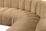 Arc - Velvet 7 Piece Corner Modular Sofa