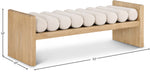 Waverly - Bench With Natural Frame