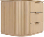 Astrid - Solid Wood And Oak Veneer Nightstand