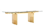 Nassim - Glam Glass Extendable Dining Table by VIG Furniture - View 3