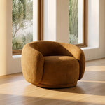 Andrew - Modern Orange Fabric Swivel Accent Chair by VIG Furniture - View 13