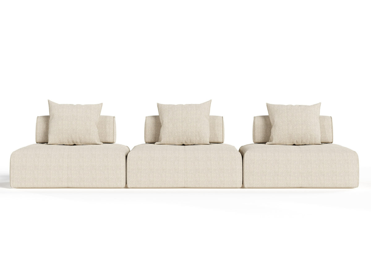 Mondo - Modern Modular Beige Fabric Sectional Sofa-3-Piece Sectional by VIG Furniture - View 1