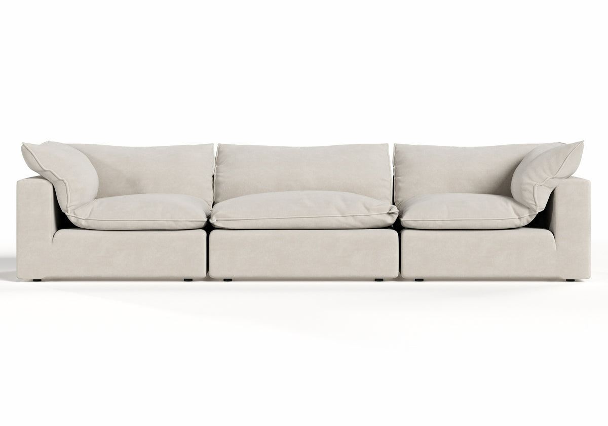 Garman - Modern Light Grey Modular Sectional Sofa-3-Piece Sectional by VIG Furniture - View 1