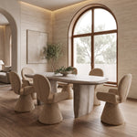 Nouveau Slone - Modern Beige Concrete Dining Table by VIG Furniture - View 7