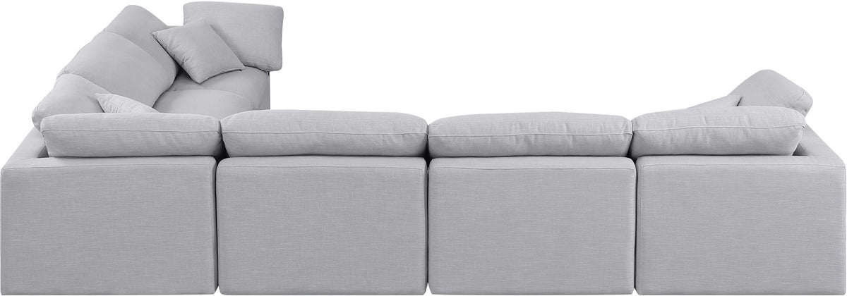 Indulge - Linen 6 Piece Modular Corner Sectional