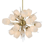 Casanova - Pendant - Bright Brass / White