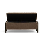 Abby - Nubby Fabric Storage Bench