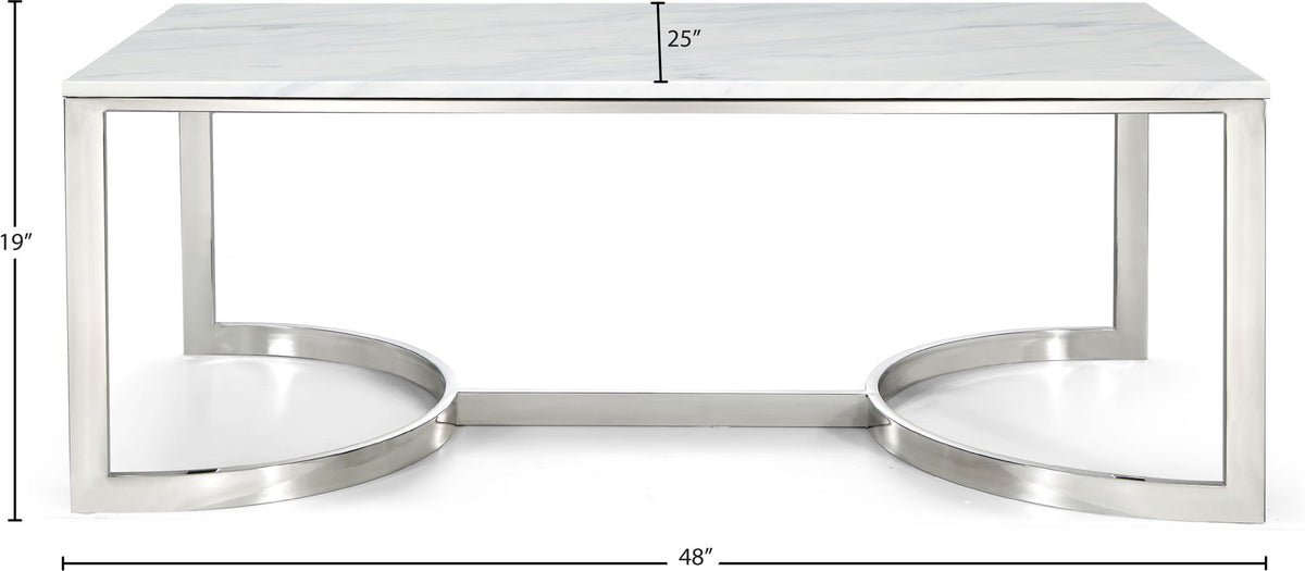 Copley - Coffee Table - Silver