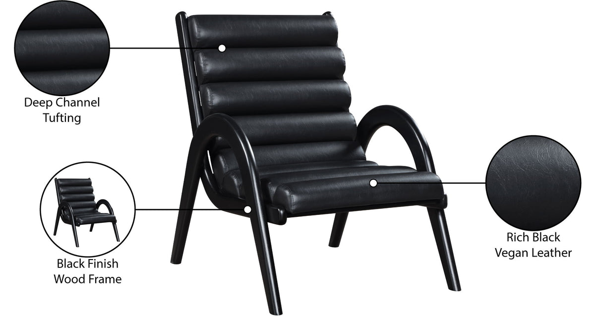 Randal - Accent Chair - Black Frame