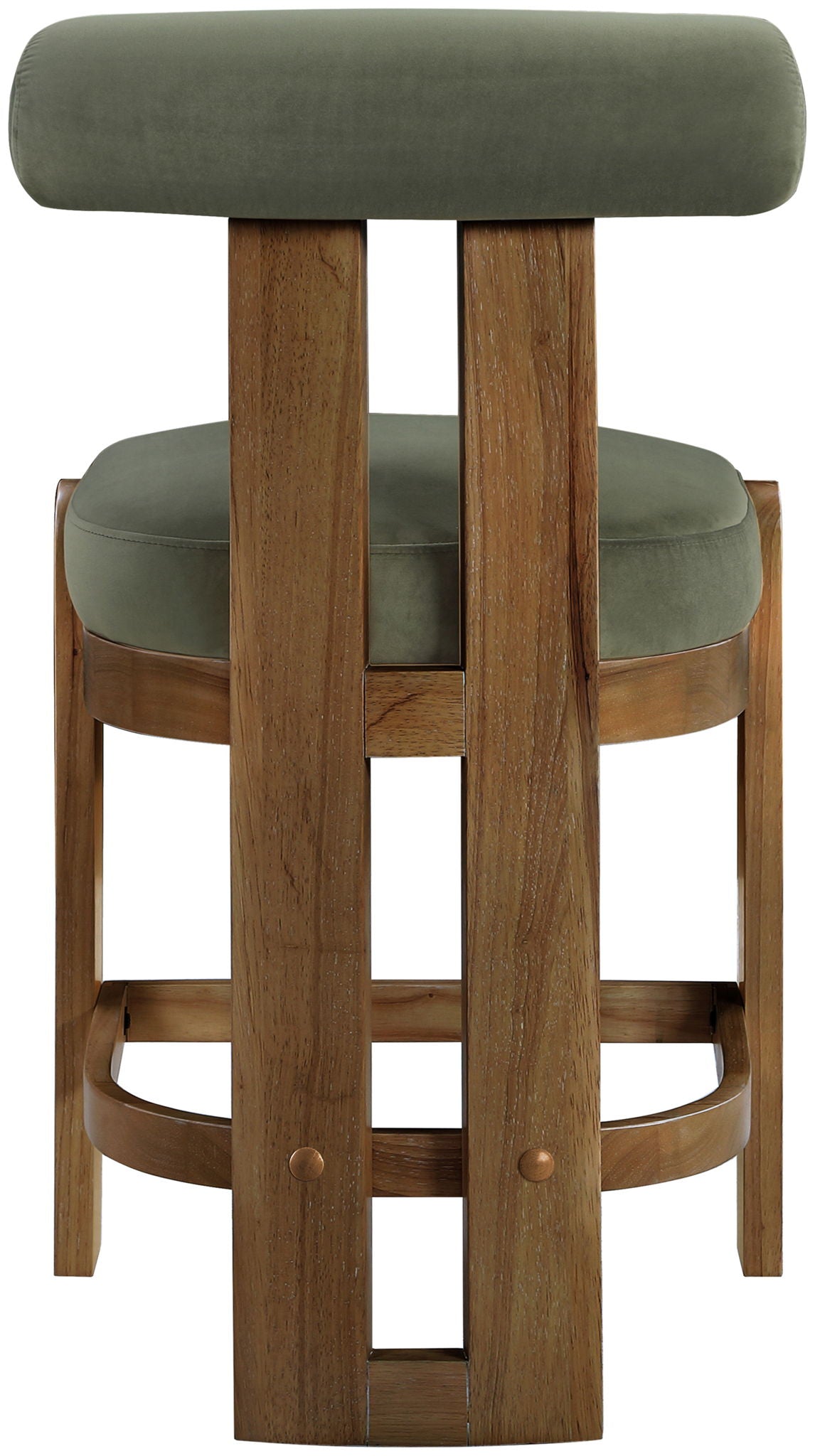 Arienzo - Velvet Upholstered Counter Stool (Set of 2)