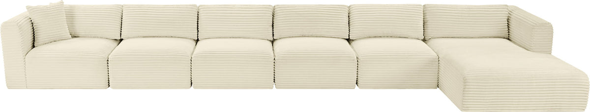 Shaggy - 6 Piece Modular Sectional With Chaise