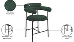 Blake - Counter Stool With Black Base (Set of 2)