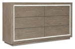 Serenity - Mainstay 6-Drawer Dresser - Gray