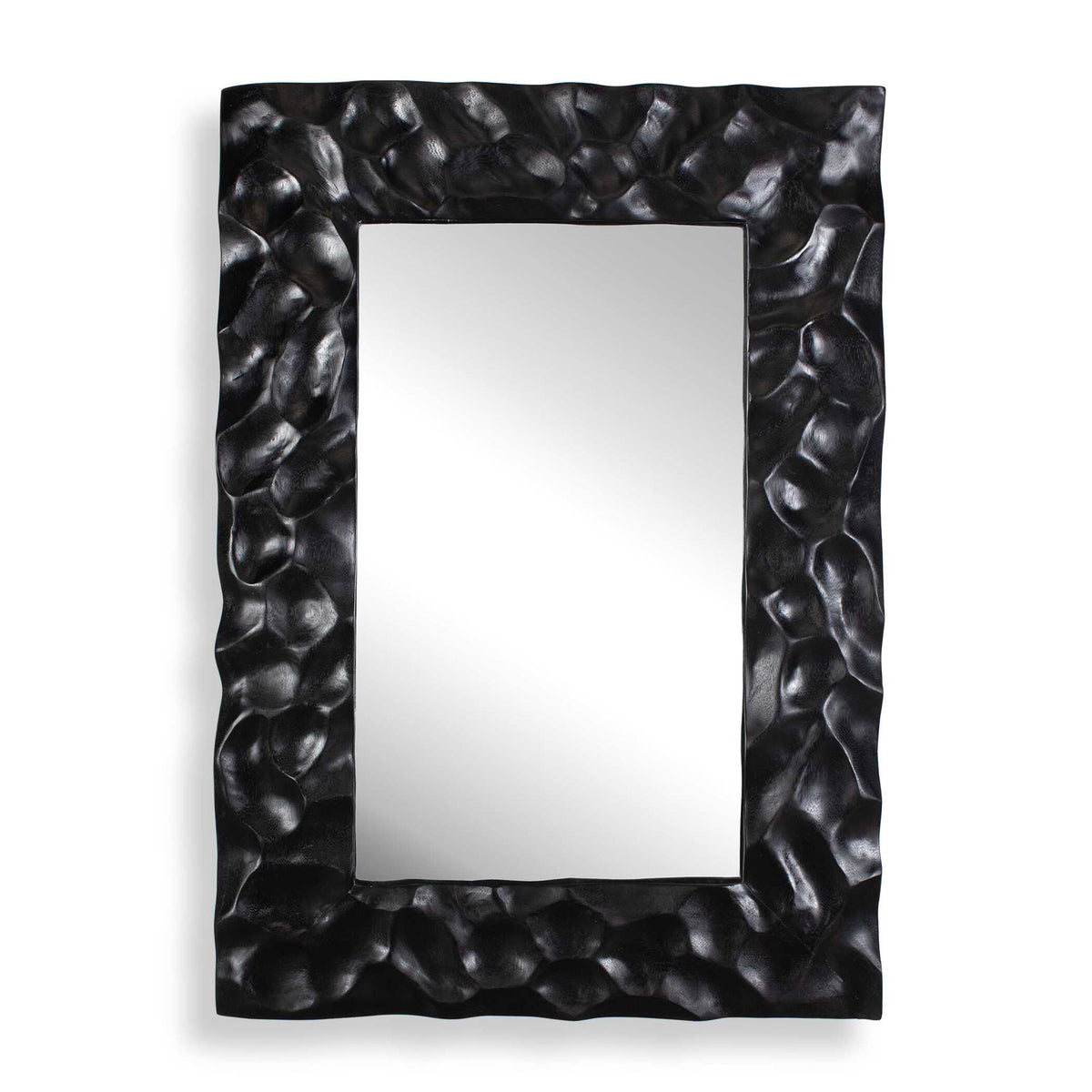 Malosi - Carved Mirror - Black