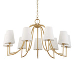 Seville - 9 Light Chandelier - Gold