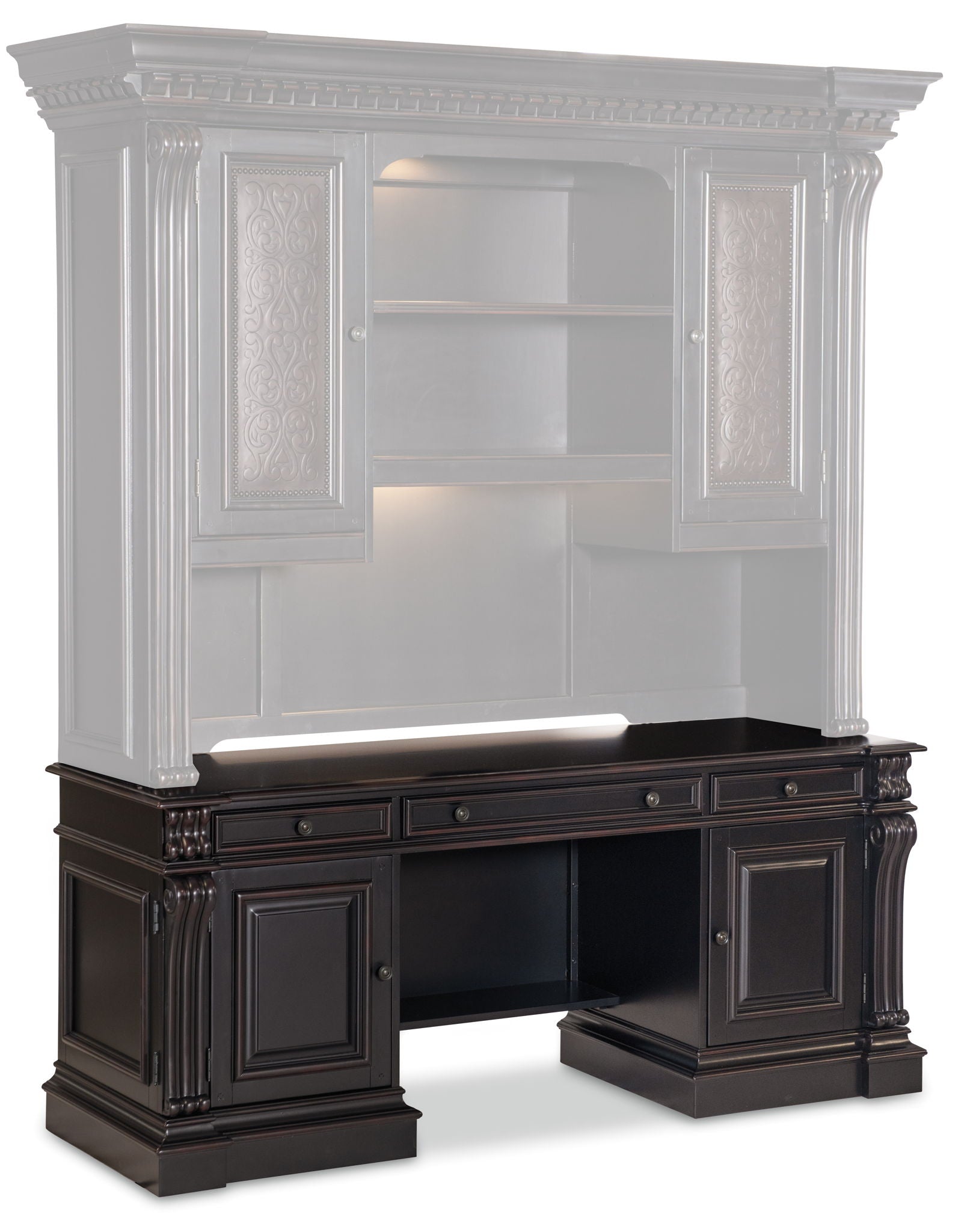 Telluride - Computer Credenza - Black