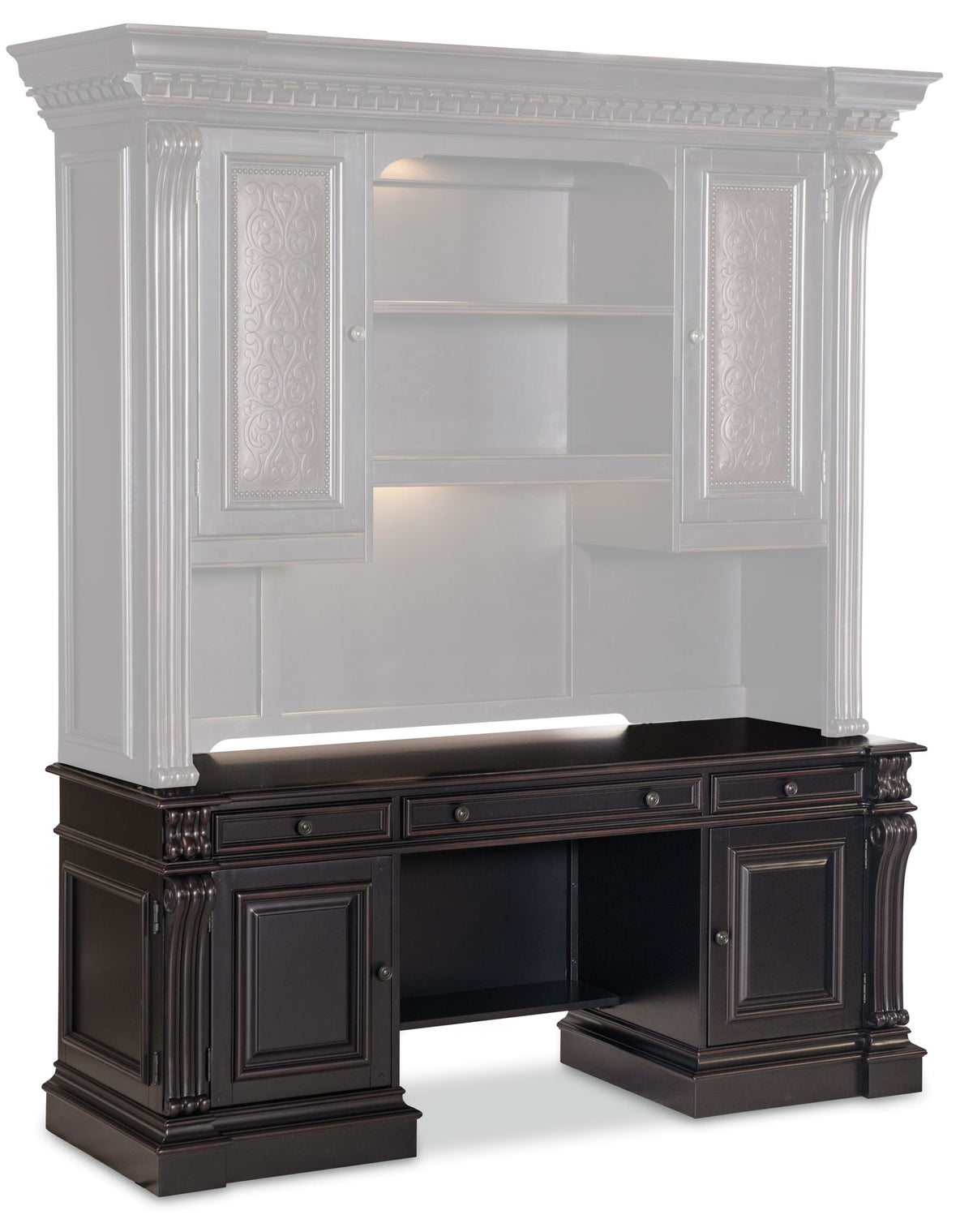 Telluride - Computer Credenza - Black