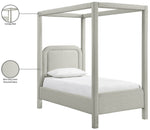 Salina - Linen Textured Fabric Upholstered Bed