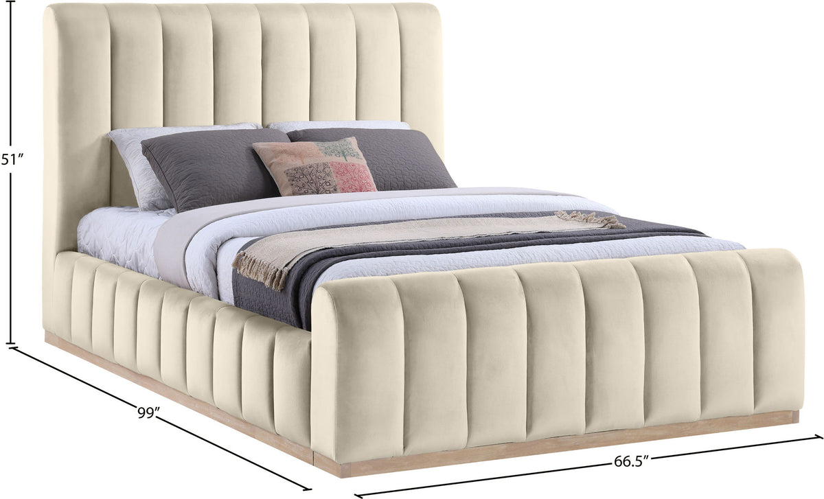 Amara - Velvet Bed