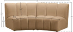 Infinity - 2 Piece Modular Sectional - Camel