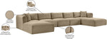 Shaggy - Fabric 7 Piece Modular Sectional With 2 Ottomans