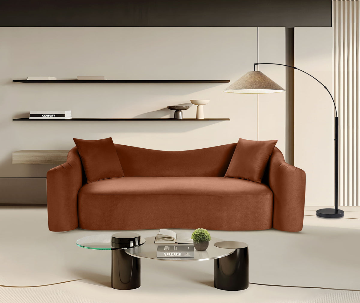 Destin - Velvet Sofa