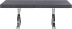 Excel - Oak Wood Extendable Dining Table - Rich Gray