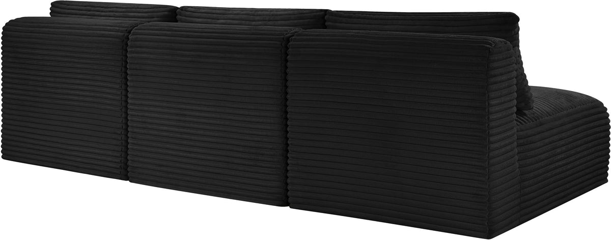 Shaggy - 3 Seat Modular Armless Sofa