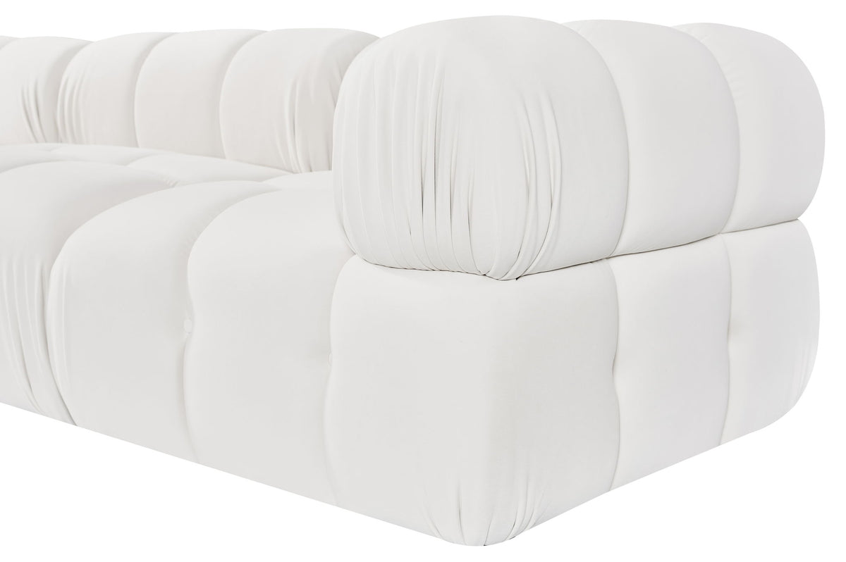 Orin - Velvet Performance Fabric Upholstered 3 Piece Modular Sofa