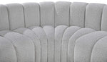 Arc - Boucle Fabric 7 Piece U-Shaped Modular Sofa