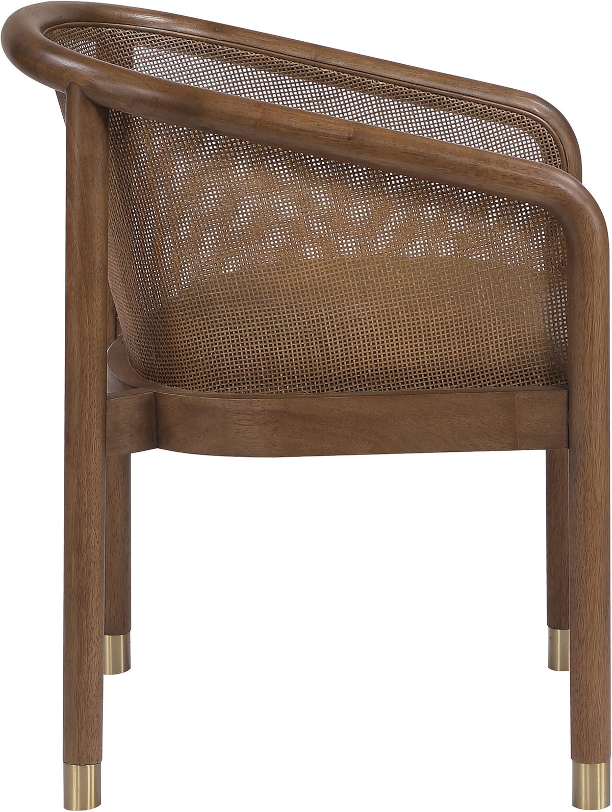 Sylvan - Vegan Leather Dining Chair (Set of 2) - Brown Frame