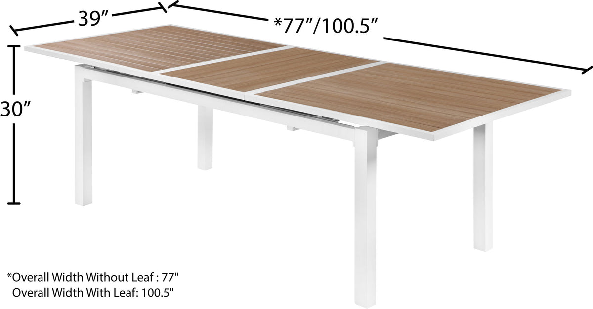 Nizuc - Outdoor Patio Extendable Dining Table