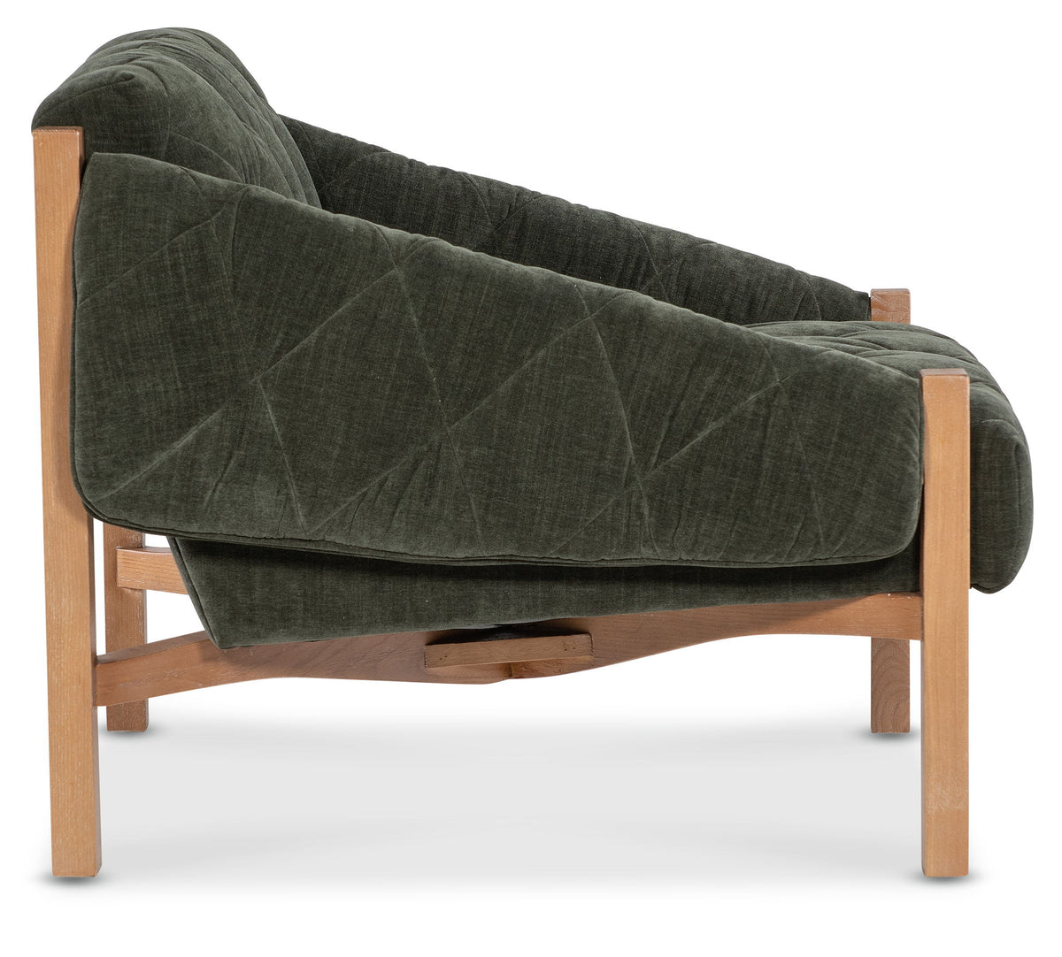 CC - Kerns Accent Chair - Dark Gray / Light Brown