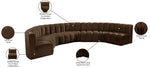 Arc - Velvet 8 Piece U-Shaped Modular Sofa