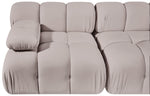 Orin - Velvet Performance Fabric Upholstered 2 Piece Modular Sofa