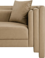 Everett - Vegan Leather Upholstered Chair - Tan
