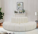 Arc - Faux Leather 4 Piece Modular Sofa