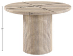 Rapallo - 43" Concrete Indoor/Outdoor Dining Table - Travertine
