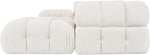 Orin - Velvet 6 Piece Modular Double Chaise Sectional
