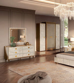 Romantica - Dresser - Light Beige / Brown Walnut