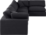 Comfy - 5 Piece Linen Modular Sectional