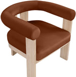 Arienzo - Performance Fabric Upholstered Accent Chair - Natural Base
